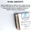 Bluebyrd Soap Co. Rosemary Frankincense + Mint Natural Soap Bar | Herbal Bar Soap -Naturally Scented With Essential Oils | USA Handmade Vegan Face & Body Wash Bar for Women & Men (Rosemary)