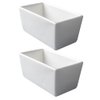 2Pcs Ceramic Sugar Packet Holder Sugar Packet Storage Packet Dispenser Alternative Sugar Packet Holder Sweetener Holder Sugar Caddy