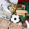 100 Pcs Soccer Stickers for Kids and Adults, Vinyl Waterproof Stickers for Water Bottle Luggage Scrapbook Laptop Stickers, Soccer Party Favors, Soccer Gifts
