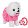 WorWoder Electronic Singing Walking and Barking Plush Dog Toy Interactive Puppy Dog with Remote Control Leash for Kids Toddler Gifts Birthday Girls Boys (White)
