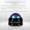 Core Products Omni Massage Ball Manual Roller Massager for Self Massage Therapy Tool, Black Cap - Blue