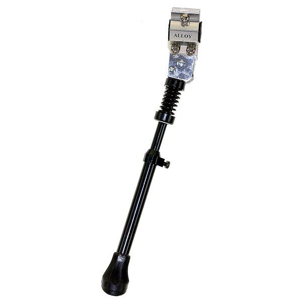 Tranz X Adjustable Alloy Bicycle Kickstand, Black