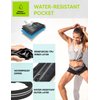 Slim Running Belt for Women and Men, Money belt, Phone Holder for Running Fits Most Cell Phone, Running Waist Belt, Reflective Workout Phone Holder for Running, Running bag, Running Fanny Pack