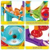 Marble Run for Kids Ages 4-8 - Maze Game DIY Educational Playset Birthday Gift for Ages 3+,Track Pipe Building Blocks Glass Marbles for Kids Birth Day Preschool, Toys for 3 Year Old Boys Christmas