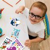 42 Sheets Make Your Own Ocean&Safari Animals Stickers Make A Face Stickers for Kids Toddlers with 14 Designs DIY Craft Stickers Kids Party Favor Supplies Crafts