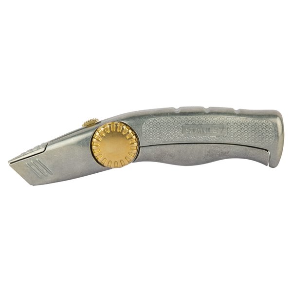 Stanley 0-10-819 Snap Off Knife "Pro" with retractable blade, Silver
