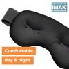 Brownmed - IMAK Eye Pillow - Cooling Sleep Eye Mask & Shade with ErgoBeads for Men & Women- Reusable Eye Cover for Headache, Sleeping, Migraine, Puffy Eyes & Eye Strain Relief