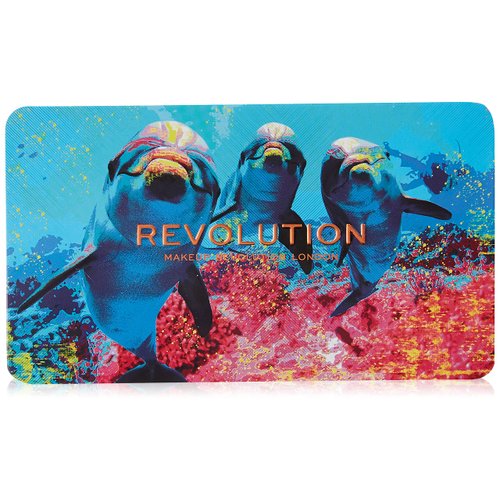 Makeup Revolution, Forever Flawless, Eyeshadow Palette, Hydra Dolphin, 19.8g