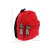 NUOBESTY 3pcs Mini Doll Backpack Mini House Backpack Mini Zipper Backpack School Bags Doll Accessories Miniatures Doll School Bags Toy Photography Props
