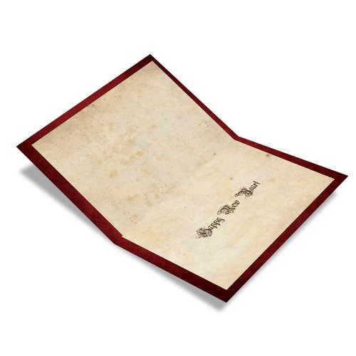 The Best Card Company - 12 Beautiful Happy New Year Greeting Cards with Envelopes (4.63 x 6.75 Inch) - Celebration Greeting Card - Lacy Holidays B1760GNYG