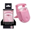 JAPONESQUE Travel Eyelash Curler, Pink - Plastic Eyelash Curlers for Travel Makeup, Go Curl Lash Curler with Bonus Replacement Lash Pad - 1 Pack