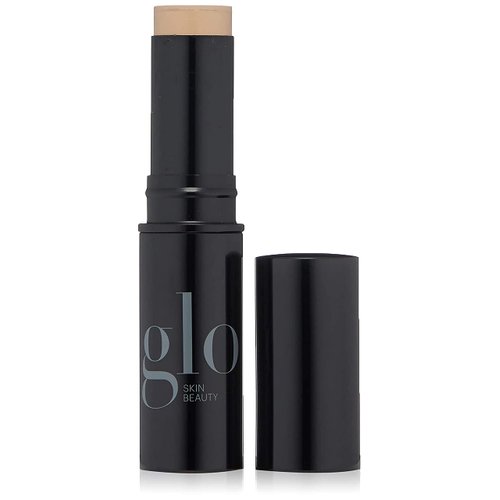 Glo Skin Beauty HD Mineral Foundation Stick - Concealer Makeup Infused with Hyaluronic Acid - Buildable Coverage, Contour & Highlighter (Bisque 2W)