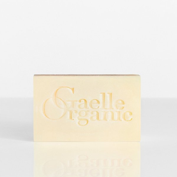 Gaelle Organic Soap Superieure - Natural Moisturizing Face Cleanser with White Clay, Lavender & Litsea- Soothing Soap Bar for Sensitive Skin - Non-Drying, Sulfate Free, Cruelty Free - 6oz.