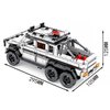 NEWRICE 6X6 Off Road Pickup Truck Building Kit,1:16 Scale Off-Road Car Model Building Blocks Toys,Collectible Truck,for 6+ Year Boys,Adult(858 Pieces)
