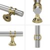Haliwu 10 pack Brushed Nickel Cabinet Pulls, Cabinet Handles Brushed Nickel, Barrel Cabinet Handles Gold Kitchen Hardware Pulls, 3 inch Hole to Hole Center