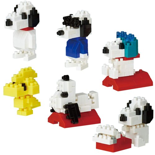 nanoblock - Peanuts - Peanuts Vol. 1 (Blind Box Complete Set), mininano Series Building Kit