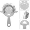 2 Pack of Cocktail Strainer Stainless Steel Bar Cocktail Strainer Filtering Tool for Bar Restaurant Home, 15.5 * 11 * 2, (NO)