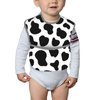 Qwalnely Cow Print Baby Stuff 2Packs Baby Bibs for 3-24 Months Waterproof Washable Fabric for Boys Girls Stuff, Newborn Toddler Bibs