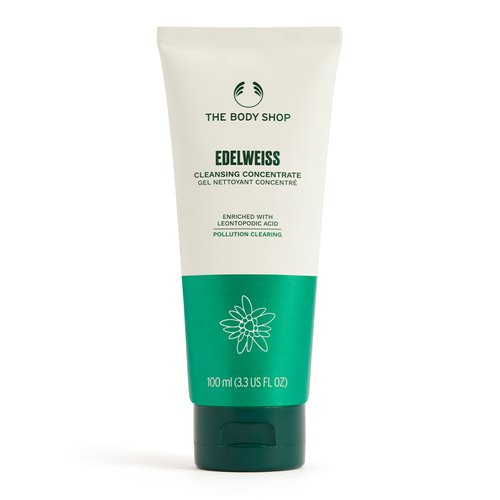 The Body Shop Edelweiss Cleansing Concentrate – Facial Cleanser – Gently Cleanses Tired, Dehydrated Skin– Vegan – 100ml