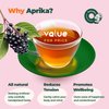 AprikaLife - Calm and Relax Herbal Tea, Stress Relief + Relaxation + Sleep Tea with Chamomile, Peppermint and Lavender - 60 bags. Delicious, Soothes Nerves, Improves Mood