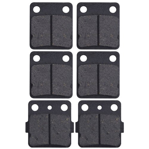 MWMNUN Brake Pads Front/Rear Compatible with Yamah Wolverine 350 Warrior 350 Blaster 200 Banshee 350 Braking for Raptor 125 YFZ350 YFS200 YFM 350 YFS200 YFM125R Kevlar Fiber
