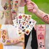 Circus Temporary Tattoos - Animal Clown Magical Circus Birthday Decorations Carnival Party Favors Supplies Gift Idea Holiday Festival For Boy Girls