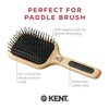 Kent PF18 Medium Cushion Paddle Brush - Detangling for Fine, Long, Thick and Curly Hair, Scalp Massager and Growth Stimulator, Wet or Dry Use. Made in England