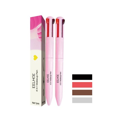 OFOCASE 4-in-1 Cosmetic Pen (eyeliner Pen/eyebrow Pencil/lipliner Pen/fluorescent Pen) Is A Multi-functional Beauty Tool Suitable for Precise and Long-term Wear