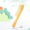 TAN MUJIANG Wooden Hair Comb Sheep Horn
