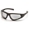 Pyramex XSG Safety Glasses, Clear H2X Anti-Fog Lens