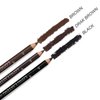 SUMEITANG 12 Pcs Dark Brown Eyebrow Pencil Eyeliner Makeup，Soft Textured，Easy to Color，Waterproof，Long Lasting Eyebrow Tint Pen for Fills in Sparse Areas and Gaps Create a Natural Eye Brow