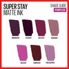 Maybelline Super Stay Matte Ink Liquid Lipstick Makeup, Long Lasting High Impact Color, Up to 16H Wear, Believer, Deep Plum, 1 Count