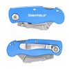 Sheffield 12113 Ultimate Lock Back Utility Knife, Box Cutter Knife, Safety Cutters, Box Cutters Folding Design