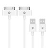 JETech USB Sync and Charging Cable Compatible iPhone 4/4s, iPhone 3G/3GS, iPad 1/2/3, iPod, 3.3 Feet, 2-Pack