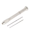 Nail Tools, Two Drill Bits Detachable Nail Piercing Tool for Nail Piercing Nail Decor Hand Drill and Beaded Rings for Tips Nail Drill