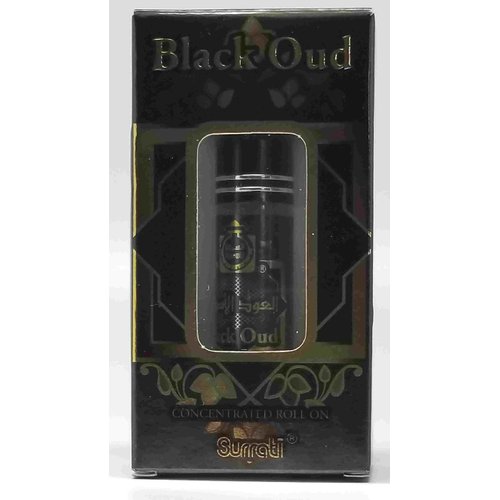 Black Oud - 6ml Roll-on Perfume Oil by Surrati - 3 pack
