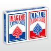 IMAGAME Plastic Playing Cards, Poker Size, Casino Quality, Jumbo Index, Waterproof & Washable, Perfect for Texas Hold’em Poker, 1 Blue Deck & 1 Red Deck