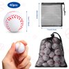 40 Pcs Mini Foam Baseballs, 1.18 Inch Baseball Stress Balls with Drawstring Mesh Bag Baseball Party Favors Soft Baseball Foam Toy Mini Foam Sport Ball for Anxiety Relief Relaxation Party Teens Adults