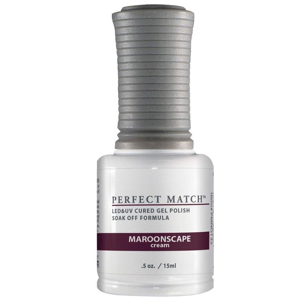 LECHAT Perfect Match Gel Polish, Maroonscape, 0.5 Fl Oz (PMS132)