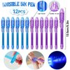 Snowflake Birthday Party Favors Supplies Kids Girl Winter Party Decorations Set Include 12 Invisible Ink Pen,12 Mini Notebook,12 Slap Bracelets,12 Silicone Keychains, 12 Stampers,1 Snowflake Sticker