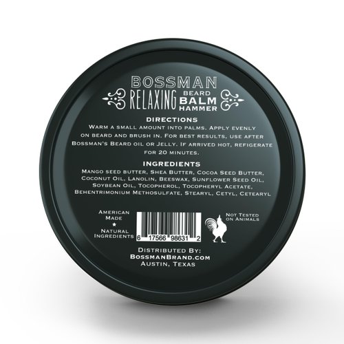 Bossman Beard Balm Variety Pack - Beard Grooming, Growth and Care Kit - Softener and Moisturizer - All 6 Scents