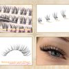 Winifred Lashes Clusters Natural Eyelash Clusters Clear Band Wispy Lash Clusters C Curl Cluster Eyelash Extensions 10-16mm DIY Individual Lashes Natural Look