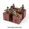 MOOXI WW2 Weapons Depot Military Building Block Set(252PCS).Build Different Combat Military Buildings.