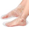 200Pcs Disposable Foot Covers for Feet Moisturizer Socks - Plastic Pedicure Foot Spa Liners Disposable Foot Socks Pedicure Lotion Socks for Dry Feet - Foot Mask Moisturizing Socks Cracked Heel Socks