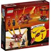 LEGO NINJAGO Legacy Kai’s Fire Dragon 71701 Dragon Toy Figure Building Kit (81 Pieces)