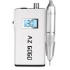Professional Nail Drill Machine, AZ GOGO 30000RPM Cordless Portable Nail Drills for Acrylic Gel Nails - New Upgraded Electric E File With LCD Display