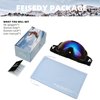 FEISEDY Ski Goggles, OTG Snow Sport Goggles for Adult Youth, Anti-Fog UV400 Protection Bendable Dual-Lenses womens mens kids boys