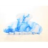 Generic Marbled turquoise blue and white acrylic hair claw clip