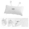 Qioni Bathtub Pillow, Non-Slip Bathtub Spa Pillow Bath Cushion Bathtub Pillow Head Neck Support with Suction Cups for Spa or Bath
