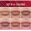 MAEPEOR Matte Liquid Lipstick 6PCS Nude Velvety Lip Gloss Kit Long-Lasting Wear Non-Stick Cup and Not Fade Lipstick Set for Warm or Cool Undertone (Nude Series, 6PCS-E)